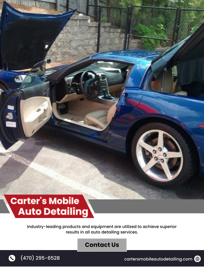mobile_carter's tweet photo. Nothing beats driving a clean and polished vehicle. We deliver mobile auto detailing right to your location for maximum convenience. Call (470) 295-6528 to schedule your service!
#MobileAutoDetailing
https://t.co/jUL6wufqEa https://t.co/FtbZomT8ZP