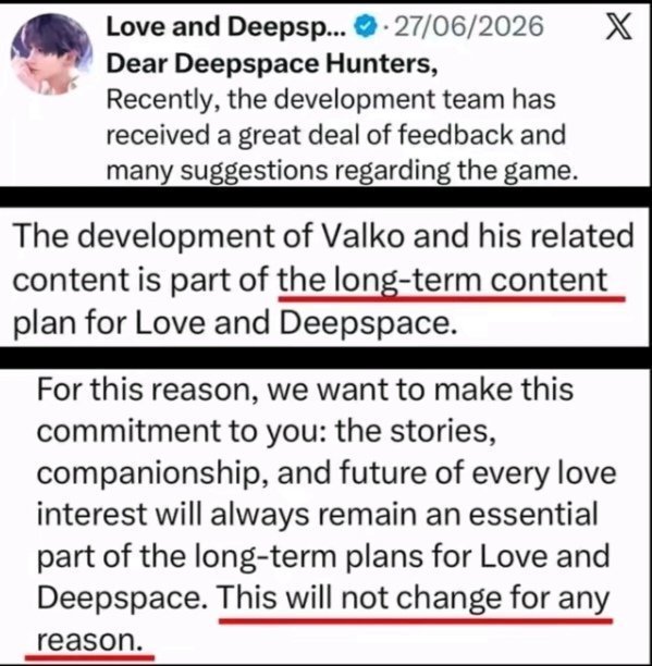 xavishole's tweet photo. OH INFOLD WHAT A FINE MORNING IT IS!!

HAVE YOU SEEN THE PAST FEW NEWS?? YOU KEEP BEING USED AS A BAD EXAMPLE OF WHAT A COMPANY SHOULDNT DO!! ITS KINDA EMBARRASSING TBH BUT ITS OKAY!!!
YOU JUST GOTTA LISTEN TO YOUR PLAYERS AND BRING VALKO BACK TO THE GAME! BE SMART!
#ValkoIsLoved https://t.co/hjfb64Iwnr
