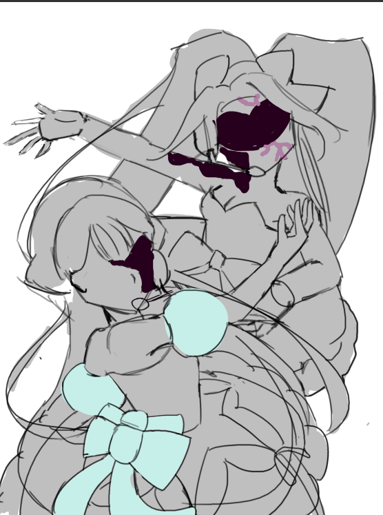 SubHound_Vice's tweet photo. This is how things are going... 
I'm not sure if I have the right pictures of Mizi and Sua's dresses. pls tell me😵‍💫

#ZOMST #zombiestageㅤ https://t.co/Jf6EGa0P9a