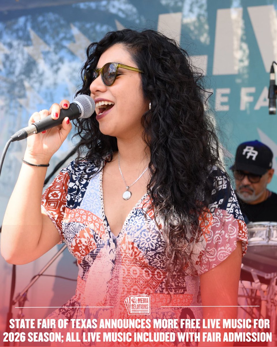 BigTexNews's tweet photo. THIS JUST IN: State Fair of Texas Announces More FREE Live Music for 2026 Season; All Live Music Included with Fair Admission

Read more: https://t.co/05fo9HM5g7. https://t.co/mfcnfe61zL