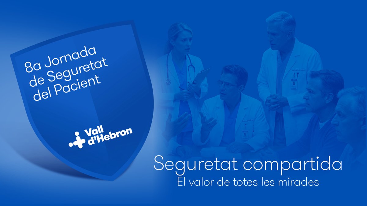 vallhebron's tweet photo. 🛡️ El 17 de setembre t'esperem a la 8a Jornada de Seguretat del Pacient.

👏 Mostrarem com podem generar seguretat a partir de la veu dels pacients, la mirada dels professionals i la millora dels processos.

Inscriu-te: https://t.co/Fr9QYhVyO0 https://t.co/52MvWkOr2A