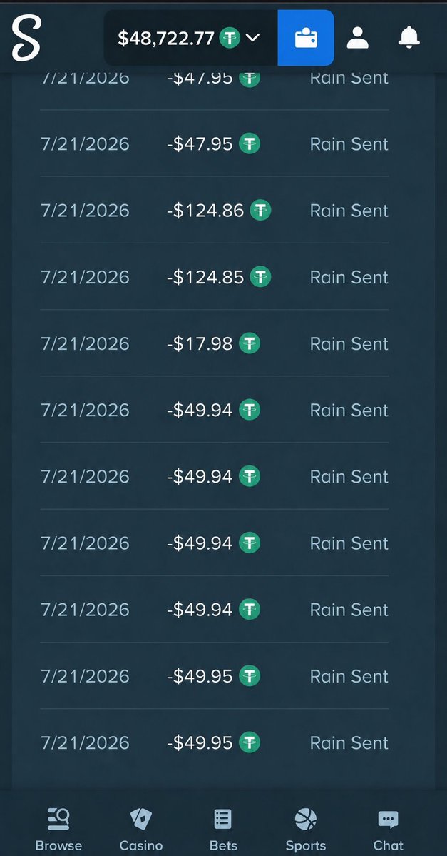 PrimeEmpireDXB's tweet photo. Since last night, I have tipped and rained more than 5K on @Stake. I'm going to do a $1000 #giveaway here, $500 for 2 people. Just RT and comment your username. BTW I'm not a streamer or affiliate. Just sharing some love. @crypto https://t.co/LNZ5OqrTP0