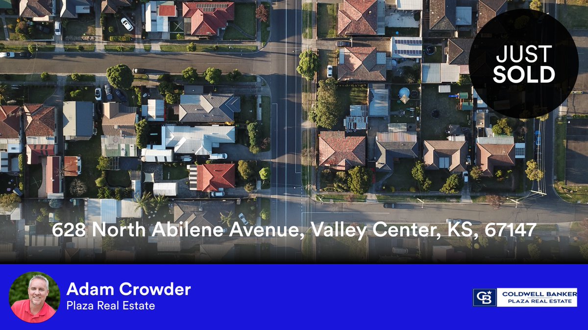 AdamCrowder14's tweet photo. 📍 628 North Abilene Avenue, Valley Center, KS, 67147

My latest sale on RateMyAgent.
Broker BR00235264
https://t.co/cSSnSab0zU

...
#ratemyagent #realestate https://t.co/CzFCaw3b2P