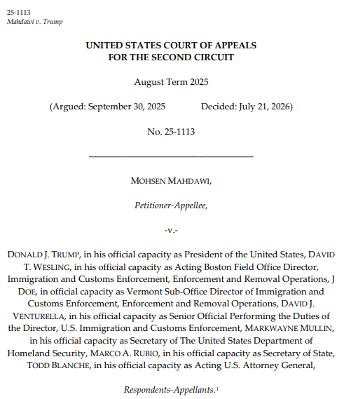 SenEricSchmitt's tweet photo. BREAKING: Pro-Hamas 15-year undergrad Mohsen Mahdawi will be deported back to Jordan.

The Second Circuit just overruled a rogue judge who had let Mahdawi back onto the streets.

Get him out. America is not a taxpayer-funded campus for foreign agitators. https://t.co/2kYLZsXvaB
