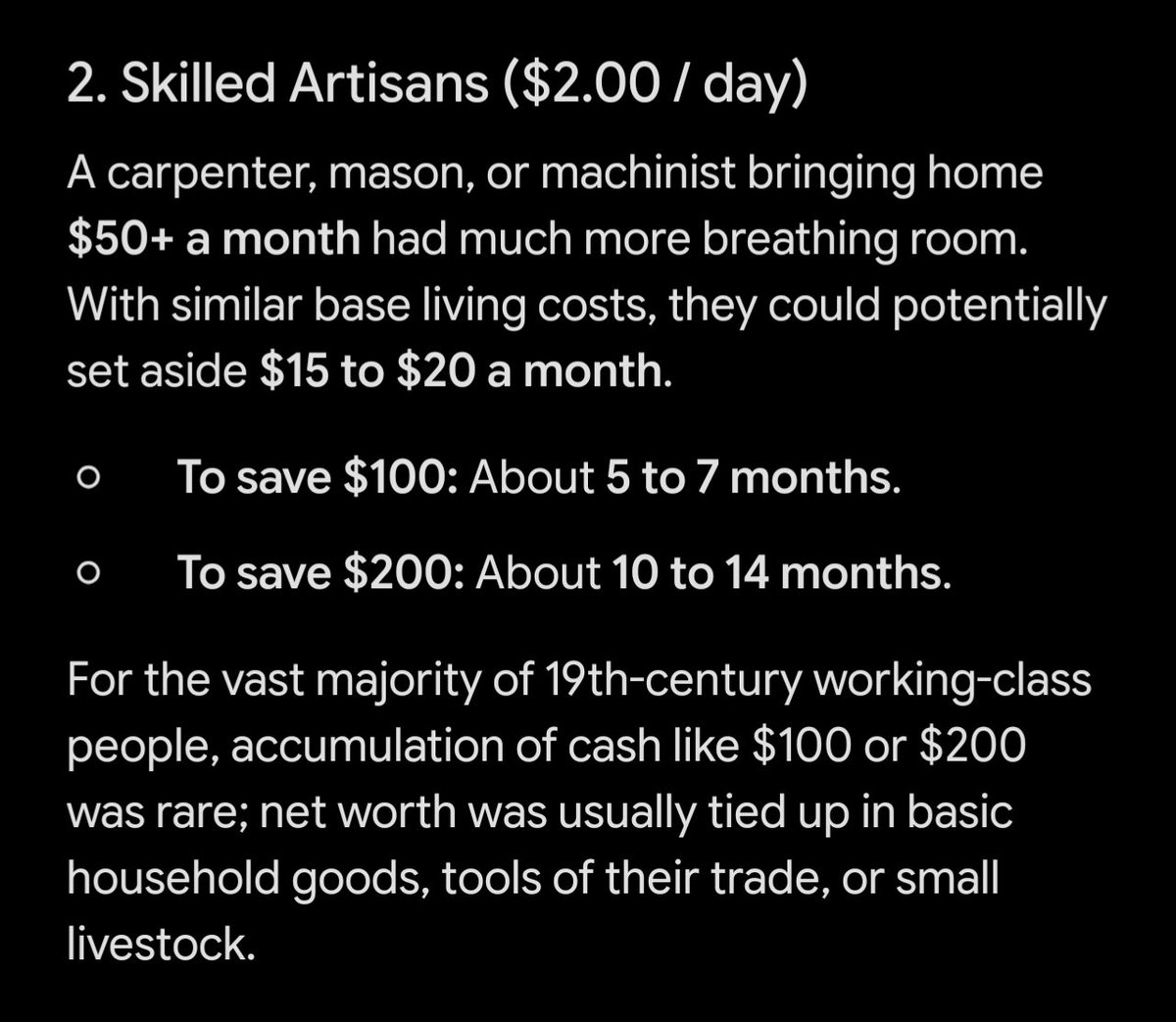 feintvoice's tweet photo. @_______9372 @andreas_nigbur Wages were roughly 10 cents to 25 cents per hour, was about up to $1.25 a day https://t.co/dy9PRQE8J3