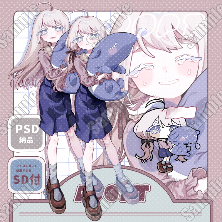 gr8c_f's tweet photo. 【つなぐ/オークション】
Adopt :: 思い出
https://t.co/ec4KpHxUAA
#つなぐ #キャラ販売 #立ち絵販売

～7/24 23:59までになります。PSDデータのお渡しです。
淡めな印象の少女になります。お好みで髪型を下ろしたり結んだりできます🐺
素敵なご縁がありますように.* https://t.co/8G9q9jV5fN