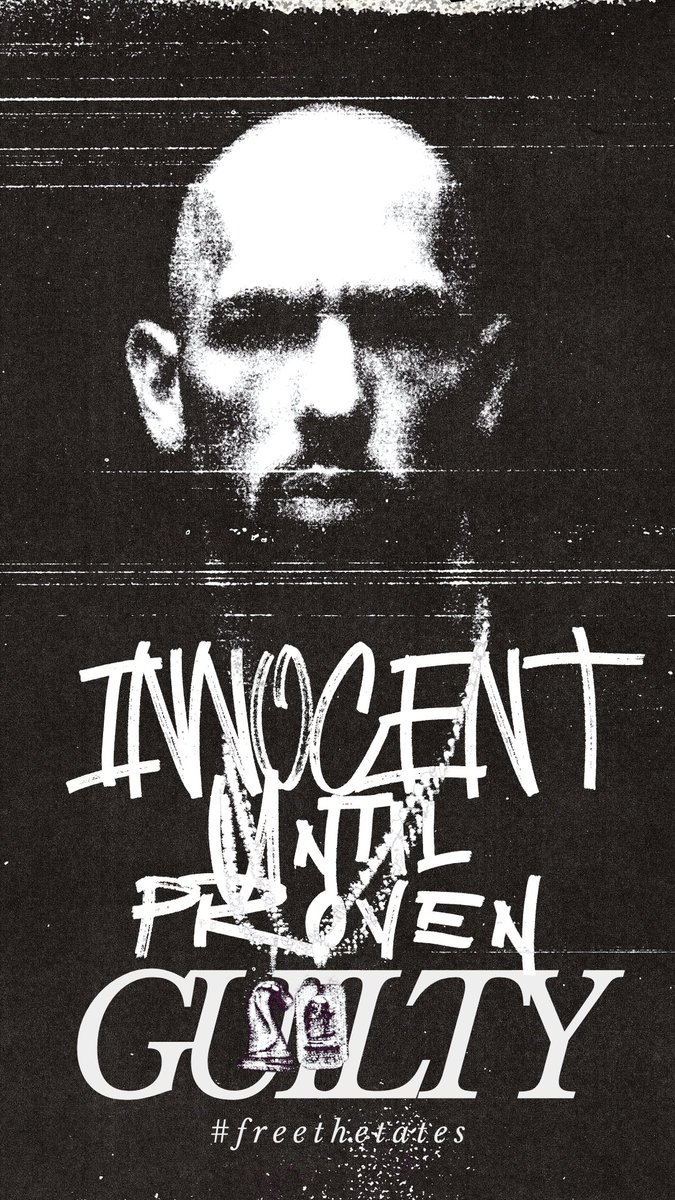 ididdodat's tweet photo. @Cobratate Innocent until proven guilty.

FreetheTates https://t.co/fwz781Leza