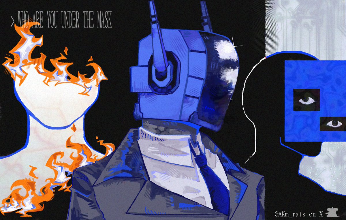 AKm_rats's tweet photo. > WHO ARE YOU UNDER THE MASK

#hyperlaser #phighting https://t.co/wmQ6KWBYdi