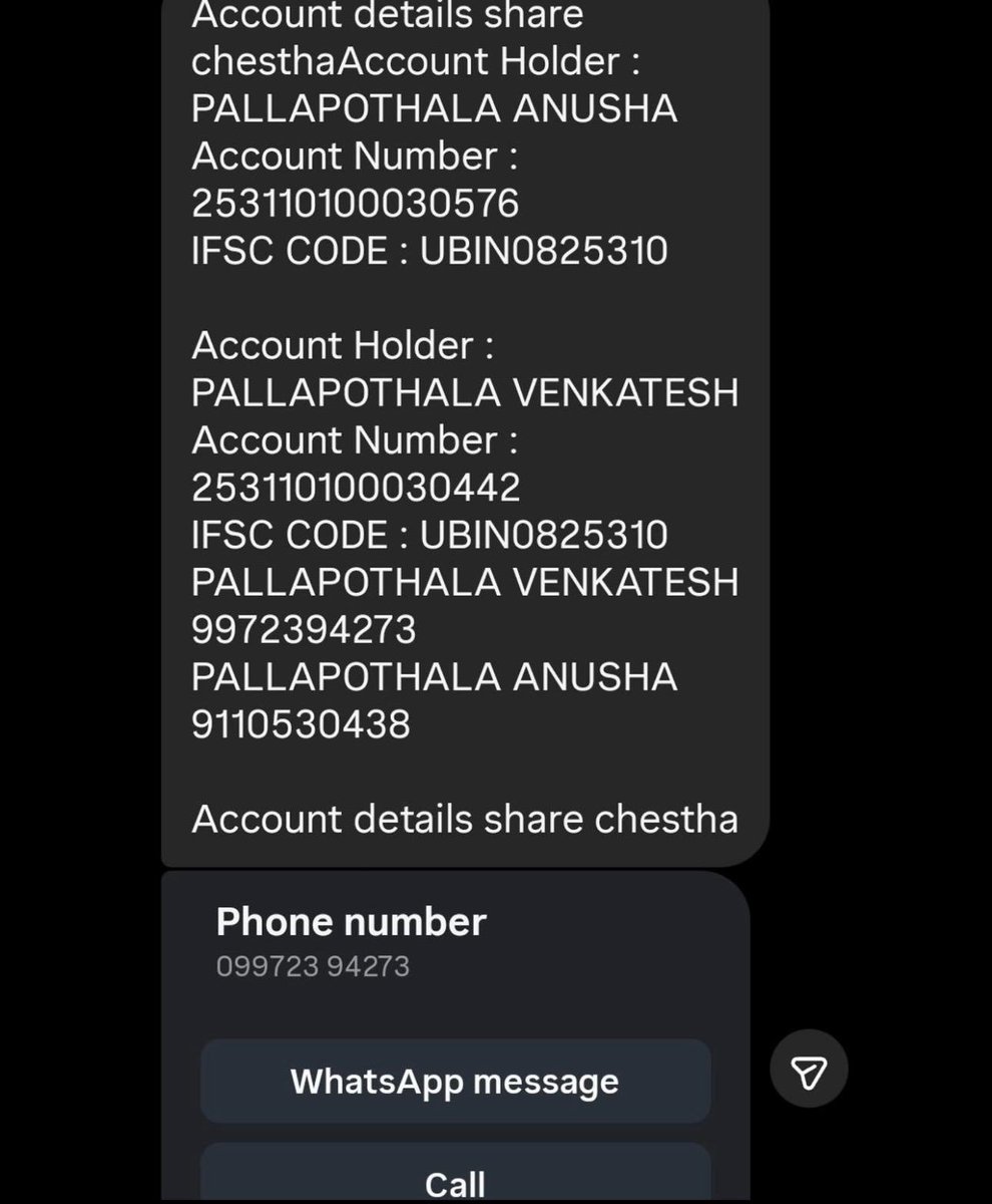 Guntur_MBFC's tweet photo. 🚨 **Urgent Appeal** 🚨

5-month-old **Krishna** is reportedly fighting **SMA Type 1** and urgently needs financial support for treatment.

Please donate if you can. QR code &amp; bank details are in the following slides.

Retweet &amp; Spread Max 🔁 https://t.co/njYnV8gxuZ