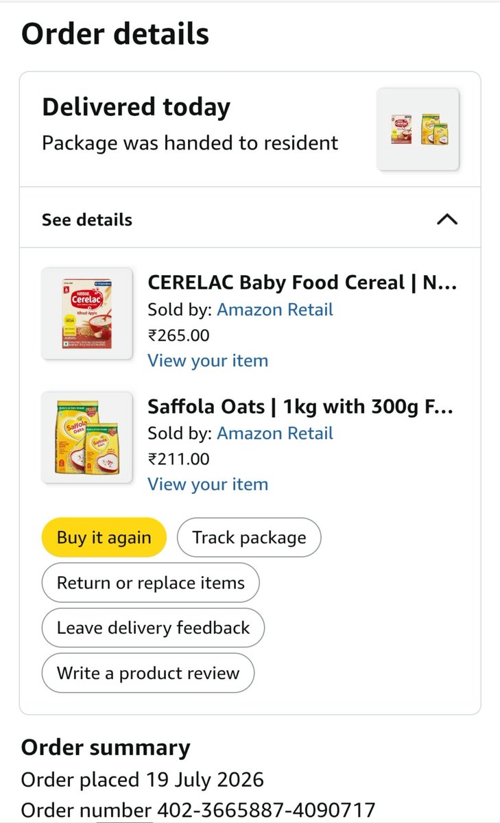 Uzwal1989's tweet photo. @DealsAmzon 
@amznsellerhelp 
I have not received my product, but the delivery executive has marked it as delivered.

This is very poor service. Please look into this issue and arrange for my product to be delivered as soon as possible. https://t.co/2OkdKLPA7O