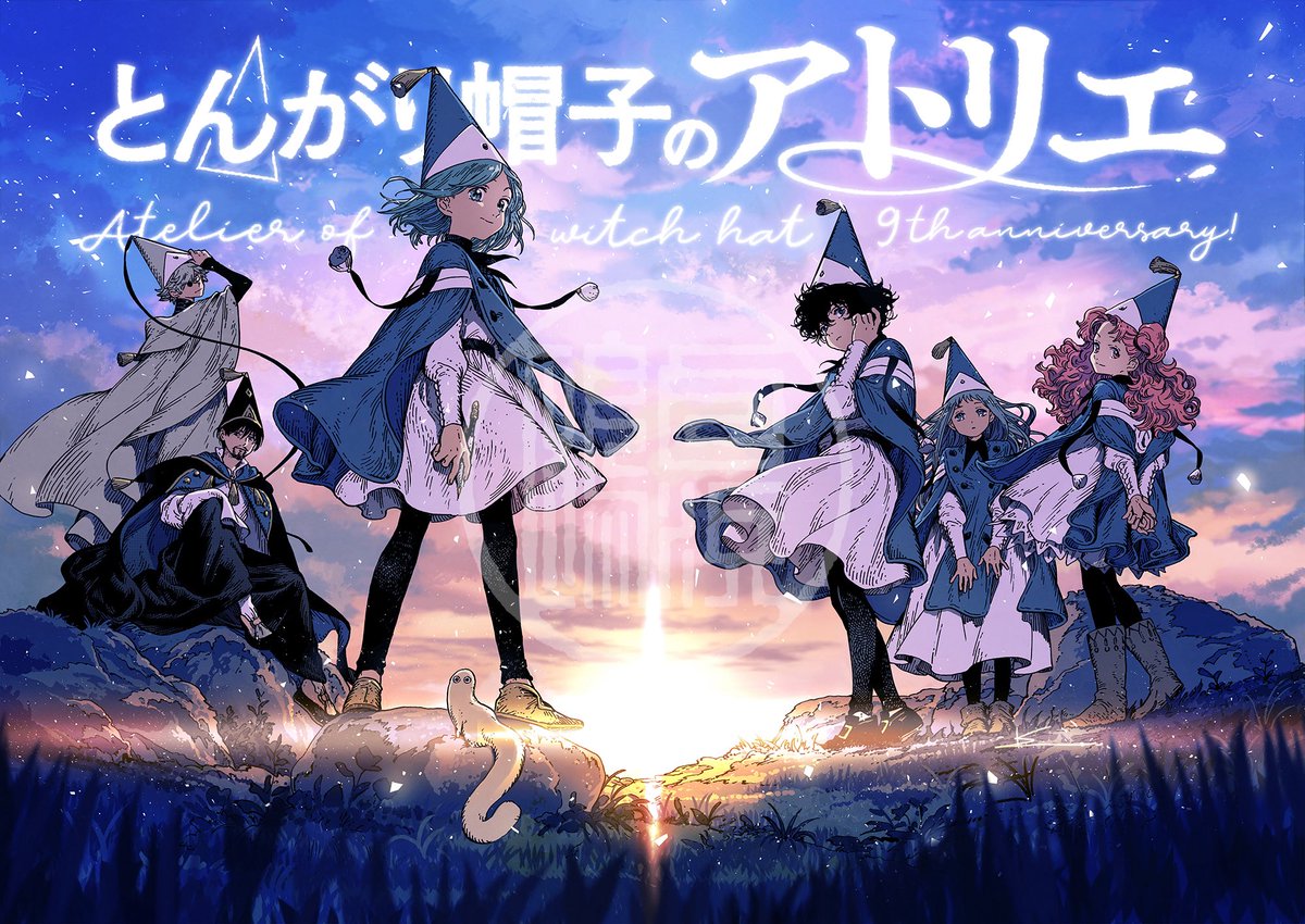 WitchHatUpdates's tweet photo. Witch Hat Atelier anniversary art by Shirahama over the years ✨

Happy 10th Anniversary to Witch Hat Atelier, what a huge achievement! 🥹🥹 Let’s keep supporting Witch Hat Atelier together for many more years 🫶🏻 https://t.co/SrMgiToMTz