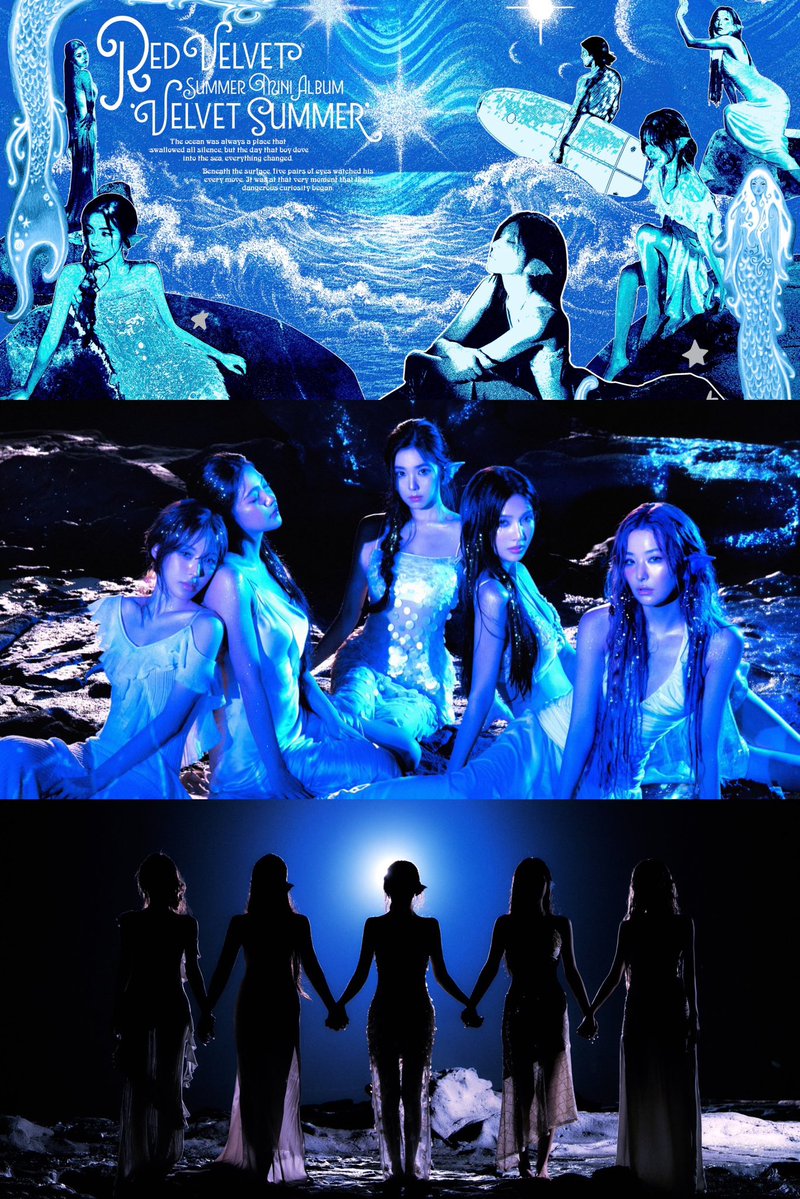 starfess's tweet photo. -star MERINDINGGGG SUMPAAH RED VELVET PAKE KONSEP SIREN???MERMAID??? check full teasernya guys!!! bagus bgt konsepnya rill semua konsep dicobain 😭😭😭 https://t.co/JGVAtJgY3P