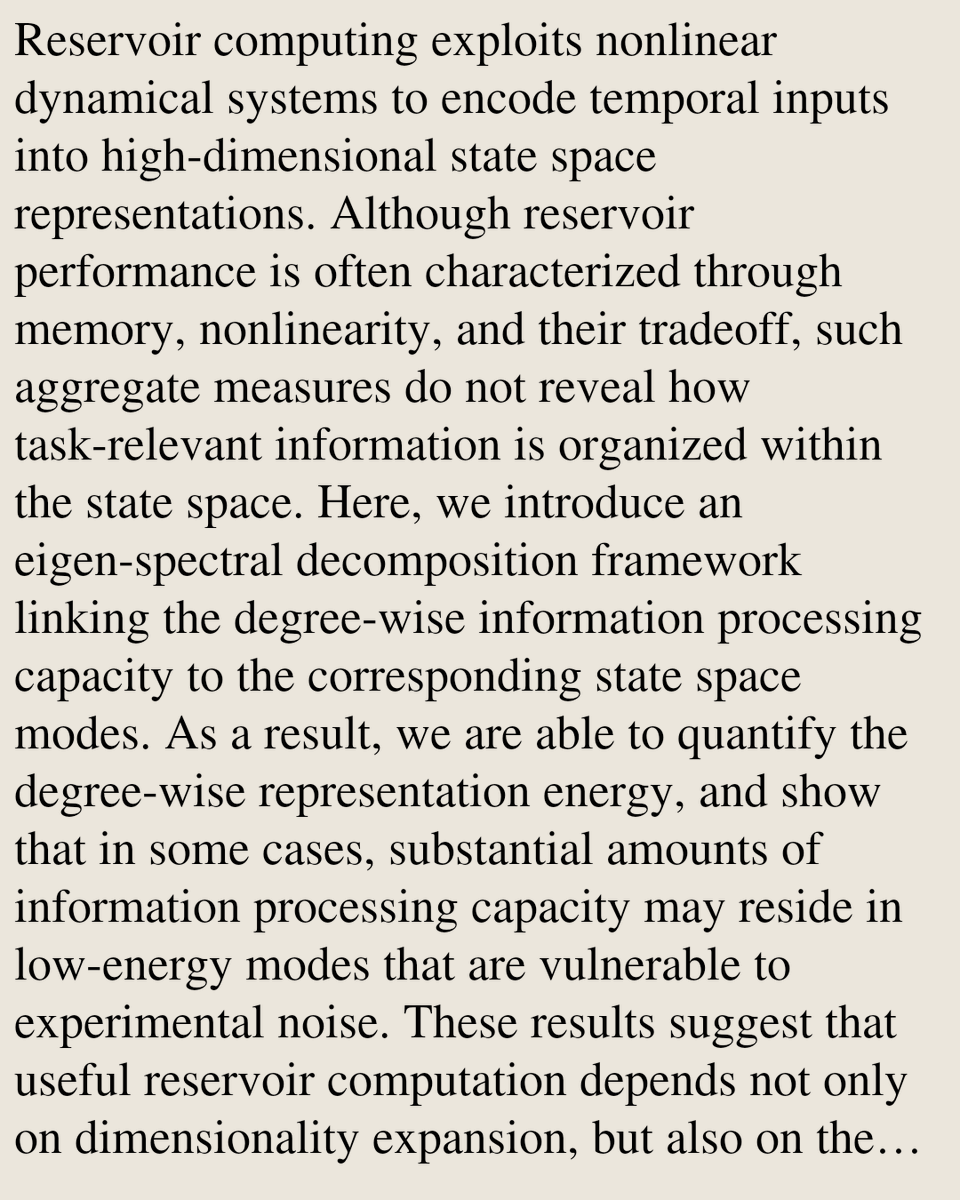 TAL's tweet photo. Organization of computation in reservoir computing

Mohab Abdalla, Damien Rontani
https://t.co/dPt1bcIn8H [𝚌𝚜.𝙽𝙴 𝚌𝚜.𝙻𝙶] https://t.co/v1XrrRSQzO