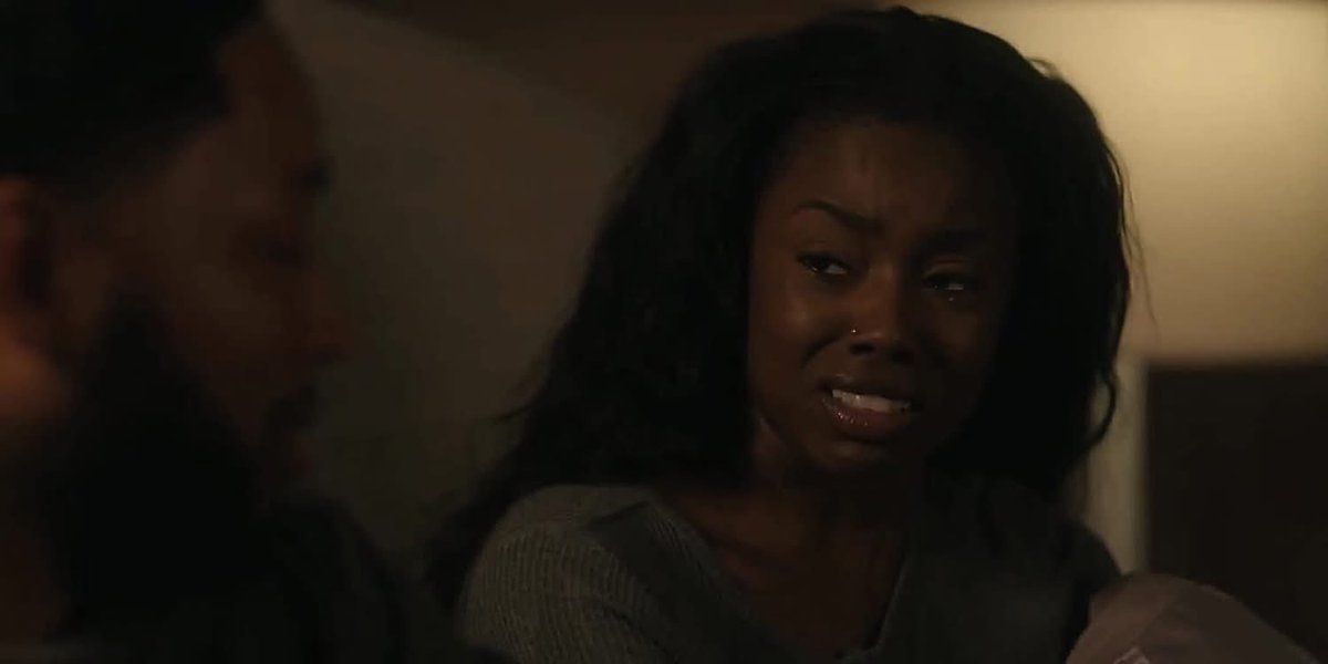 PowerAndCinema's tweet photo. Keisha: EMMETT PLEASE I JUST LOST THE LOVE OF MY LIFE 😭🤣

#TheChi https://t.co/F99fRtDwIL