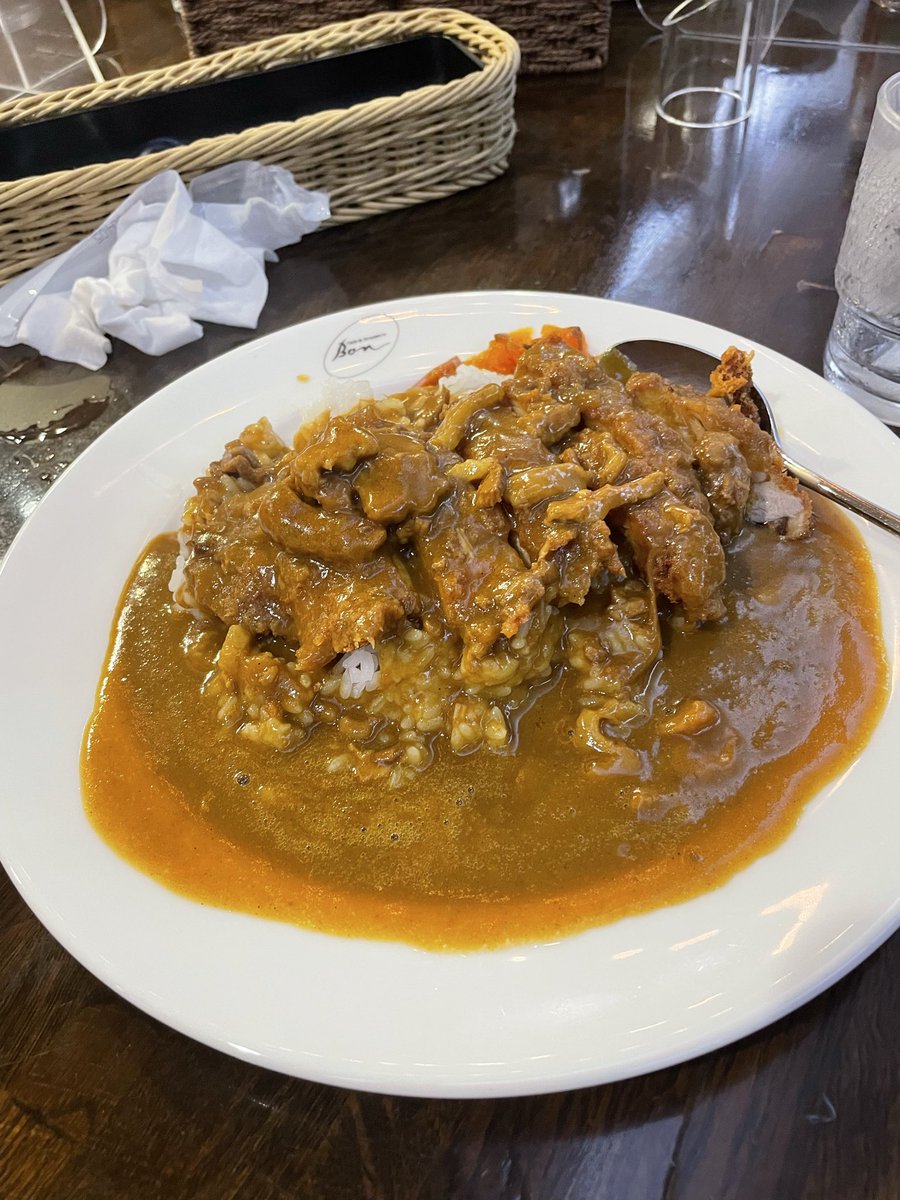 kunitati923's tweet photo. 今日初めて本厚木行ったけどマジで美味すぎるチキンカツカレーに出会えた https://t.co/rri1ayRgUE