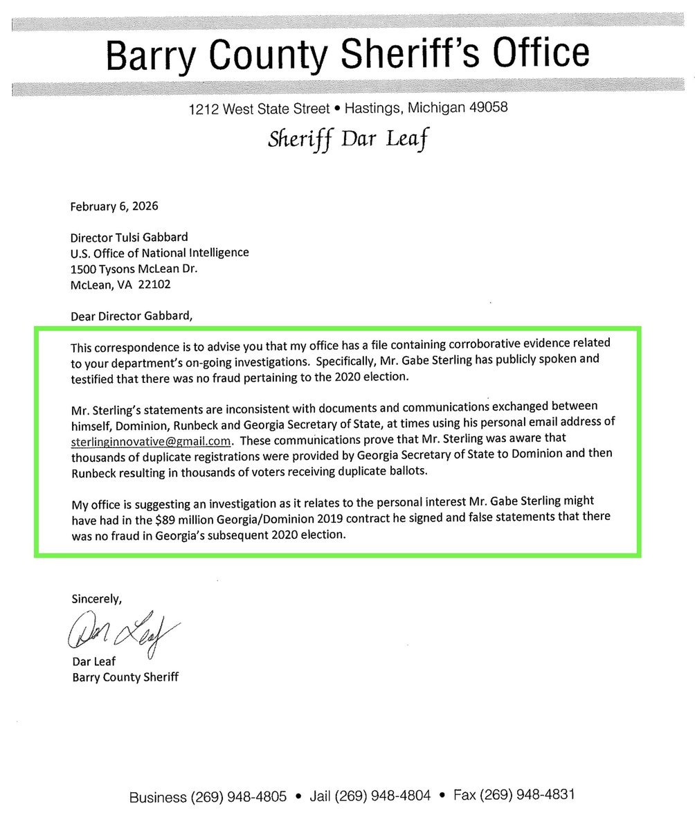 Rasmussen_Poll's tweet photo. Kemp's Georgia: 

"Mr. Sterling's statements are inconsistent with documents and communications between himself, Dominion, Runbeck, and Georgia's Secretary of State ...these ... prove that Mr. Sterling was aware that thousands of duplicate registrations provided by Georgia Secretary of State to Dominion and then Runbeck resulting in thousands of voters receiving duplicate ballots."

https://t.co/RTC92CPL1u