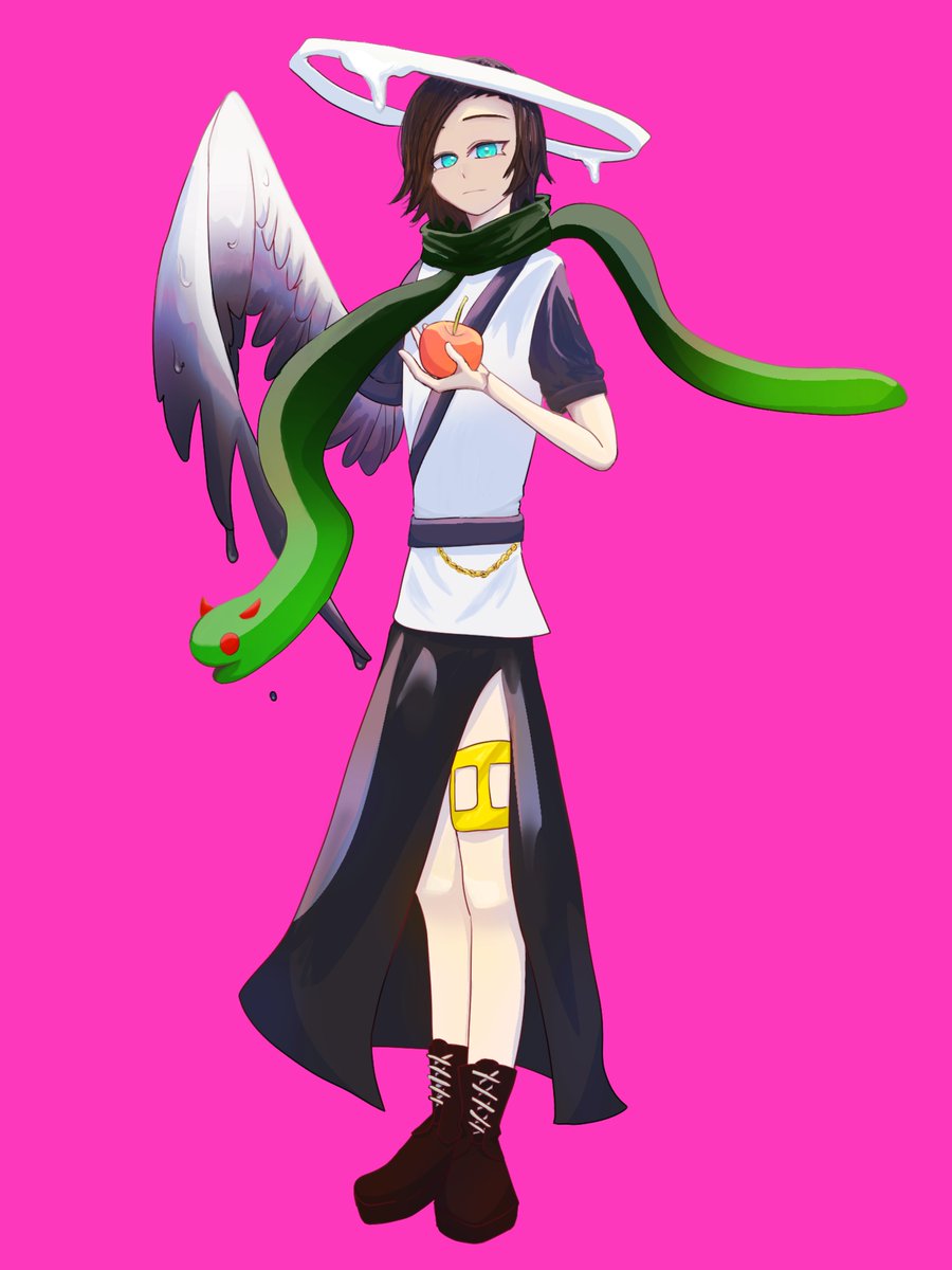 BE_Beta210's tweet photo. 課題絵
アダムとイブをモチーフに作りました！
#OC https://t.co/qcTfRCI9Gc