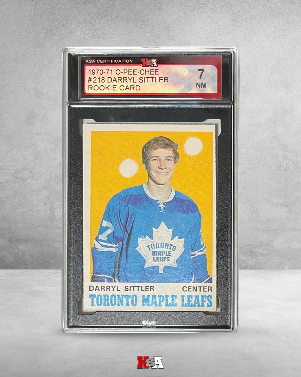 ksagrading's tweet photo. Fun fact: Darryl Sittler’s hometown is 10 minutes away from our head office! A local legend! 

#cardgrading #sportscardgrading #sportscards #hockeycards #thehobby https://t.co/JXp0F43M0l