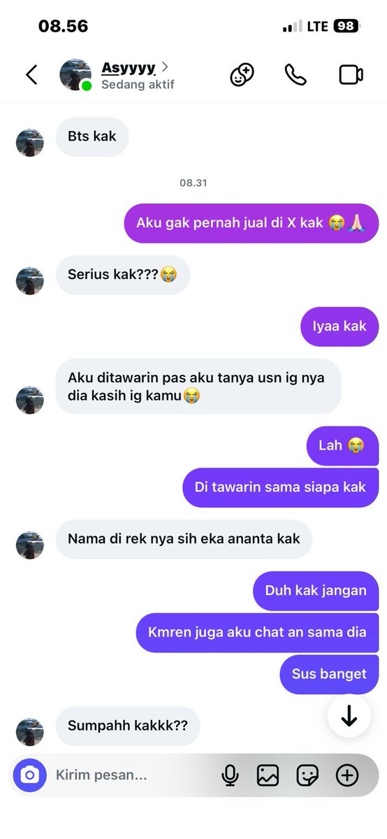 kuwetarr's tweet photo. @bicantropss tambahan bukti guys dan sosmednya penipu https://t.co/SmQN1E6dsm