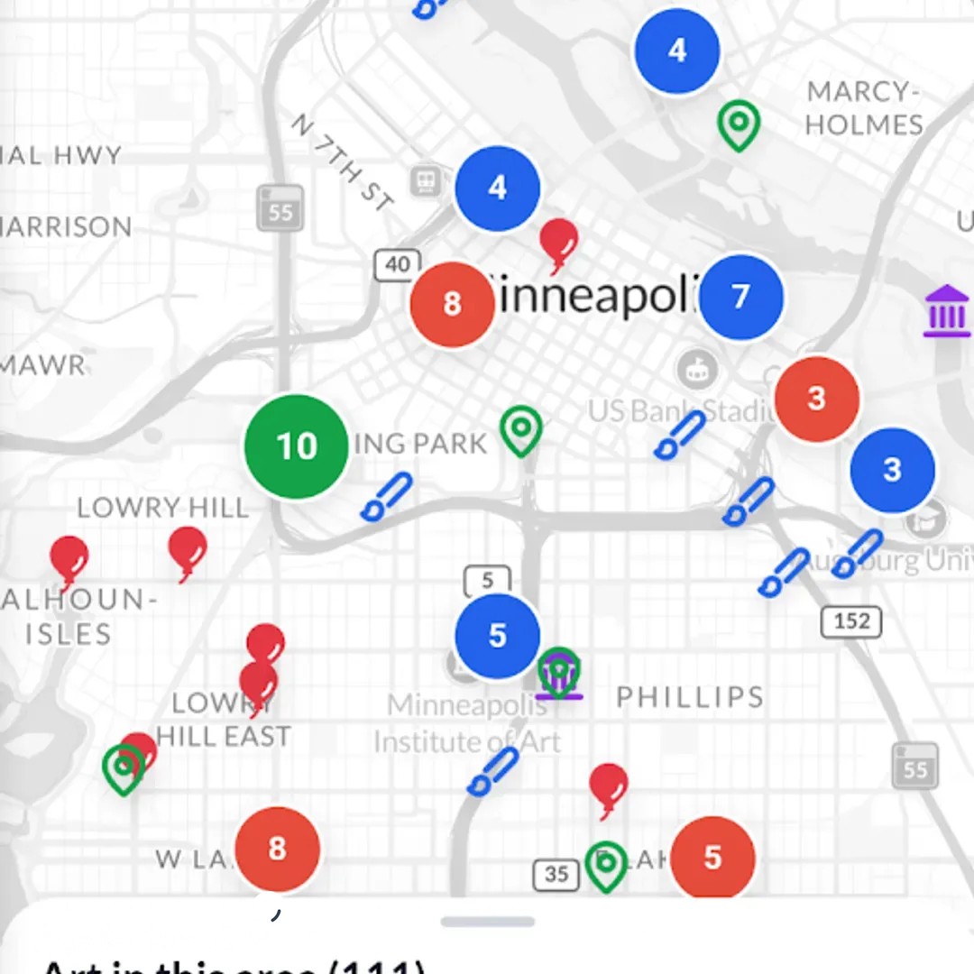 WonderwanderArt's tweet photo. Wonder Wander is now on Android. Discover the sculptures, murals, and artistic gems hiding in plain sight around you. Map, explore, collect, and share. Your neighborhood is full of stories waiting to be found. #ArtDiscovery #PublicArt #Android https://t.co/bt7NyVBL46 https://t.co/sOPySiscdn