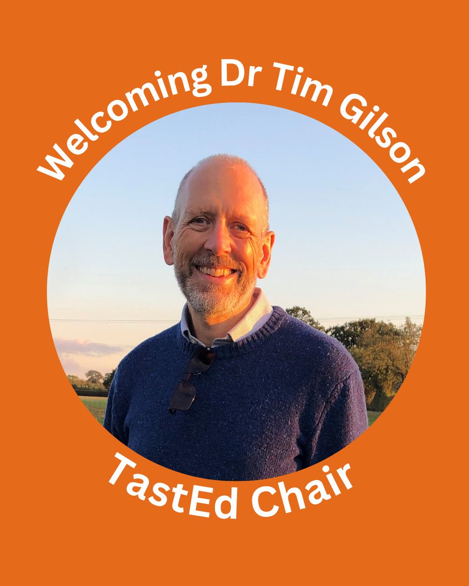 tastedfeed's tweet photo. Meet Dr Tim Gilson, our new Chair of Trustees 👋
As a former school leader, he has experienced firsthand how transformative food education can be for children. 
Tim’s favourite way to eat a carrot? Steamed with chopped parsley, alongside a roast dinner.
Welcome to TastEd, Tim! https://t.co/nTeLJ2CxcS