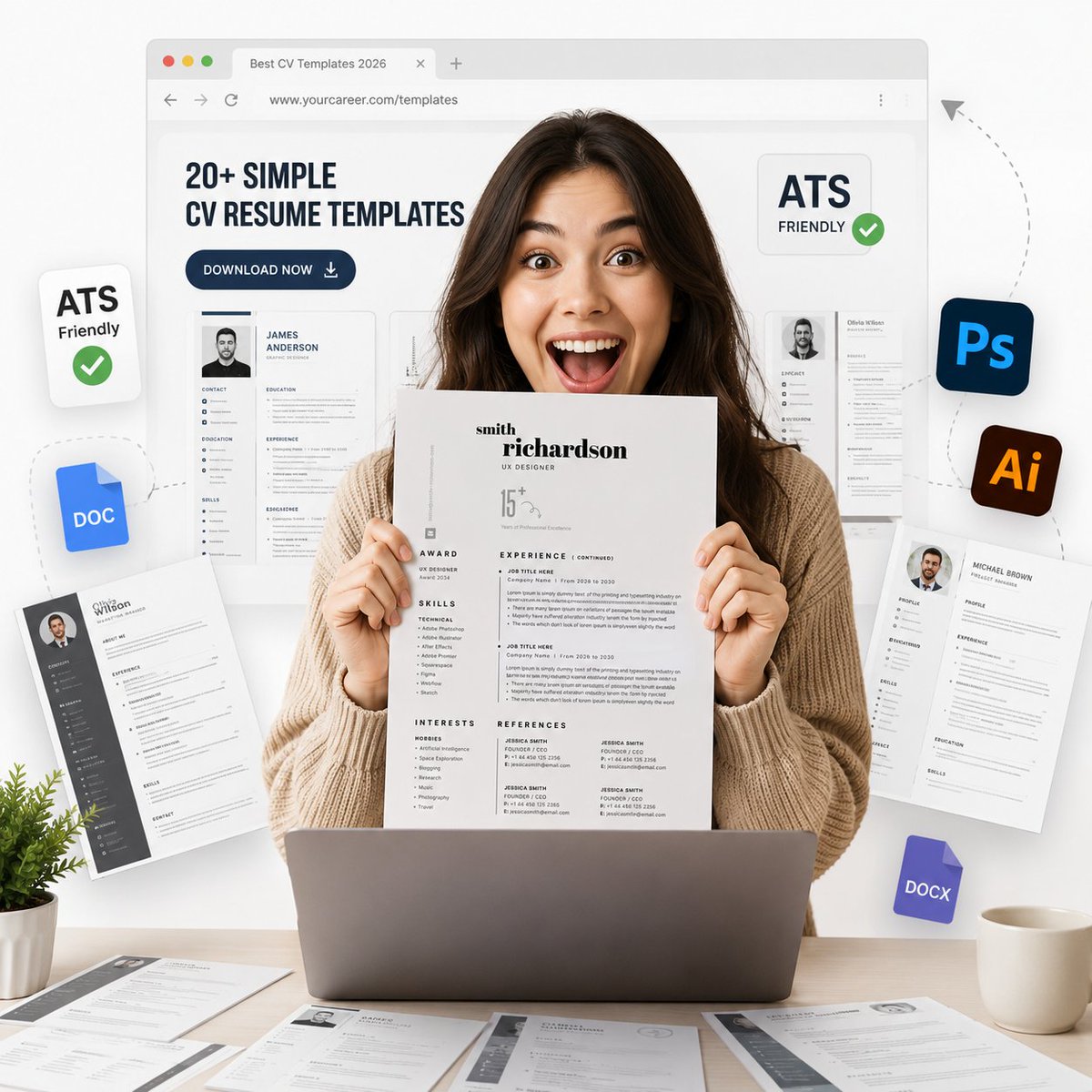graphicdesignju's tweet photo. 20+ Simple CV Resume Templates – Best Of 2026
https://t.co/ZPREx6DDKj

.
.
.

#CVTemplates #ResumeTemplates #cvresume #SimpleResume #ResumeDesign #JobSearch #CareerTips #ProfessionalResume #ATSResume https://t.co/YZ3NlpSsDi