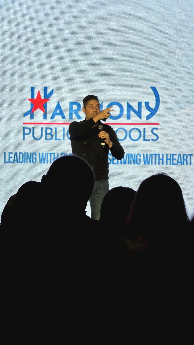 AllenReidHTX's tweet photo. Great start to the @HarmonyEdu
Leadership Summit 2026 with keynote speaker @DavidEdwardGar #HarmonyProud https://t.co/FmdrlBgulM