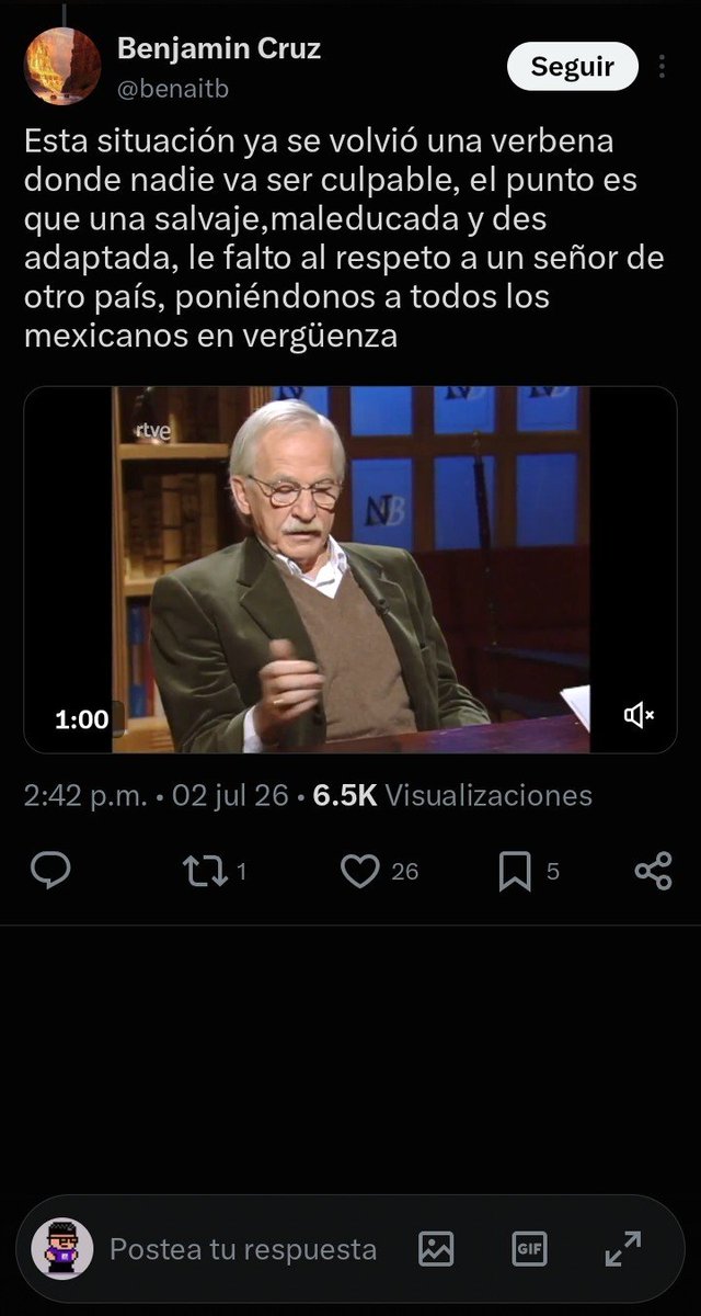 jumenbravo's tweet photo. @loyser93ia @ArturoVill7 Pues aquí en México la gran mayoría reprobamos ésas acciones, se estuvo buscando en redes para que pidiera perdón públicamente. 
Y te apuesto a que ustedes no han hecho ni el 10% del linchamiento mediático que nosotros ante éstas situaciones. 
Así que si no sabes 🤫. https://t.co/QlXupgm5vB