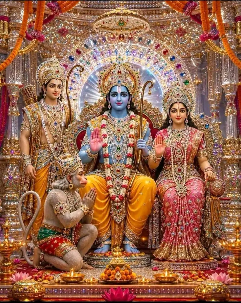 ramesh_bansal's tweet photo. अरथ न धरम,न काम रुचि, गति न चहउॅं निरवान।
जनम जनम रति राम पद,यह बरदानु न आन।

मुझे ना अर्थ की रुचि है, न धर्म की, न काम की और न मैं मोक्ष चाहता हूं, जन्म-जन्म में मेरा श्री राम जी के चरणों में प्रेम हो बस यही वरदान मांगता हूं, दूसरा कुछ नहीं।
जय श्री सीताराम जी 🙏🙏 https://t.co/XOW4dhww48