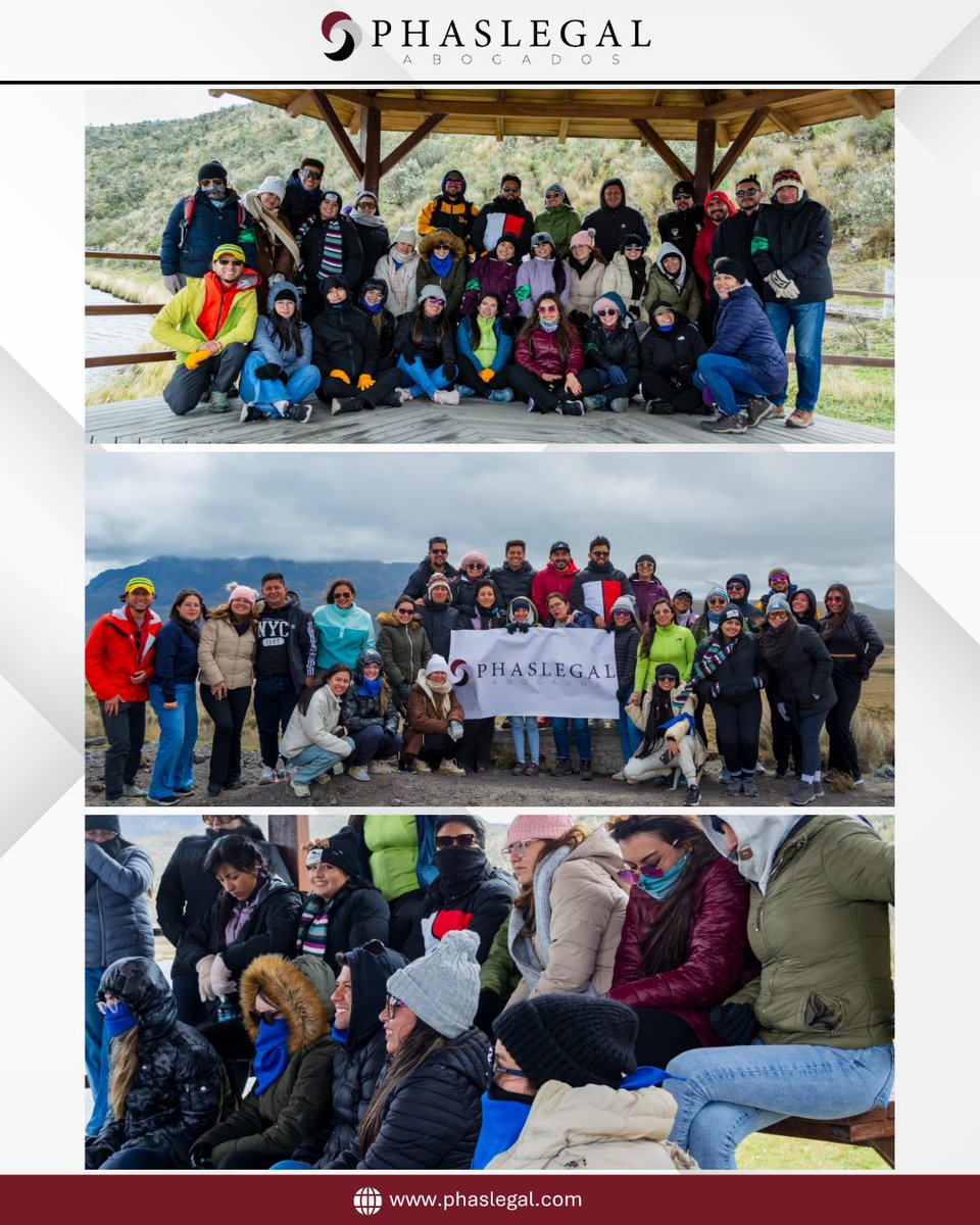PhasLegal's tweet photo. Salir de la zona de confort también es crecer. 

En PHASLEGAL ABOGADOS cambiamos la oficina por el Cotopaxi para fortalecer lo que más valoramos: confianza, compromiso y trabajo en equipo.

Los mejores resultados siempre se construyen juntos. https://t.co/K3Jo6cjtgI