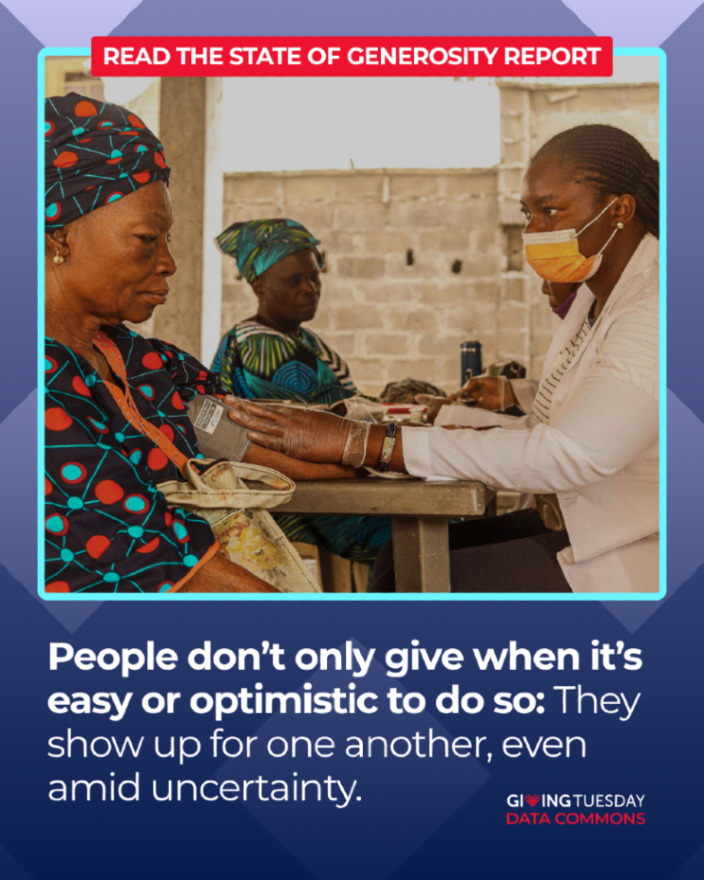 GivingTuesday's tweet photo. The all-new State of Giving report is out, and it's a story of resilience that's been here all along. 

Read on: https://t.co/I3EYot0BYt https://t.co/dyYuC3qE6m