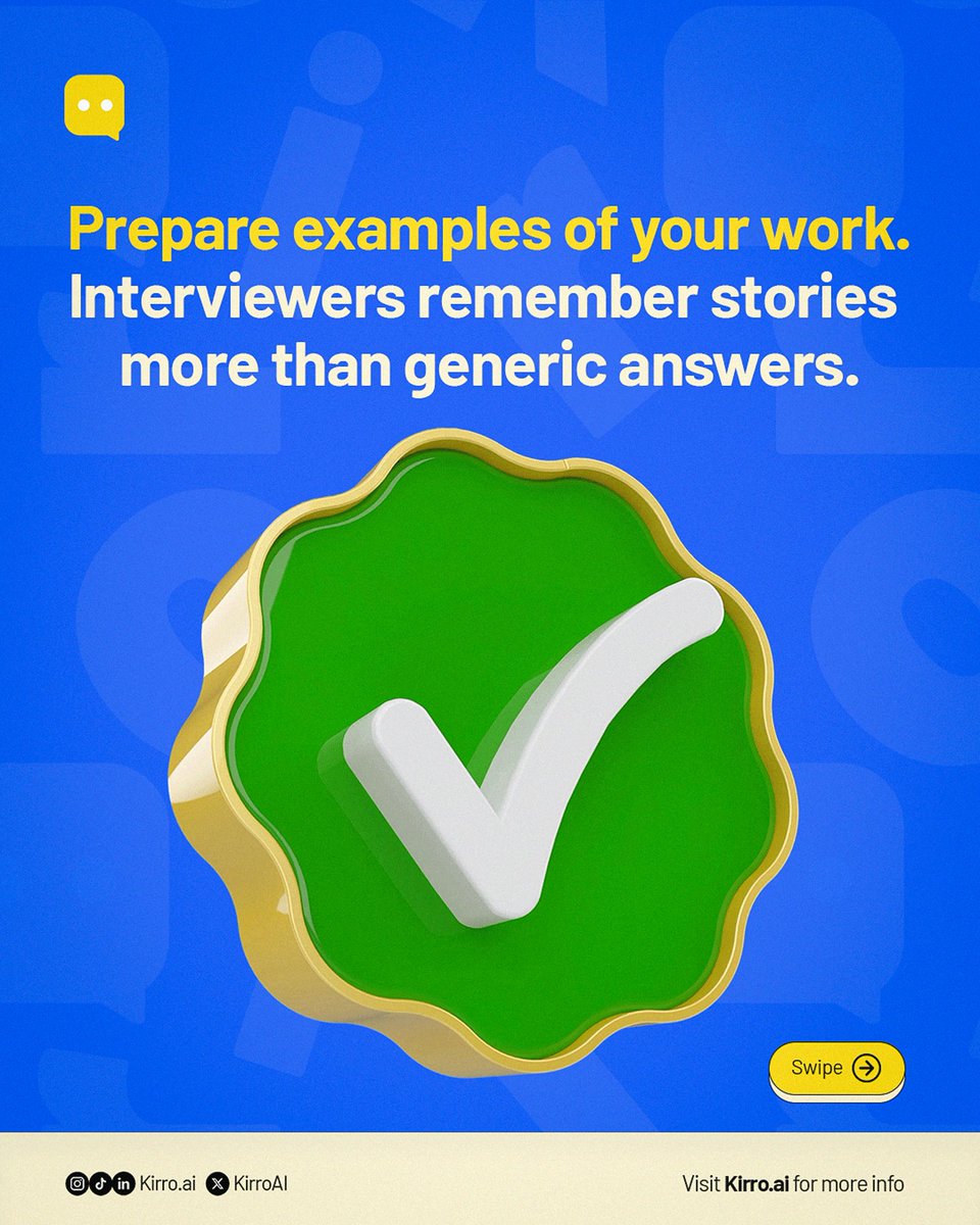 KirroAI's tweet photo. Hiring decisions often come down to how well you communicate your value. 

Kirro helps job seekers approach opportunities with better preparation, smarter tools, and a clearer strategy. Build a stronger job search workflow today. 

Try Kirro: https://t.co/MgE7CsD1Bb https://t.co/xKyHPCELBa