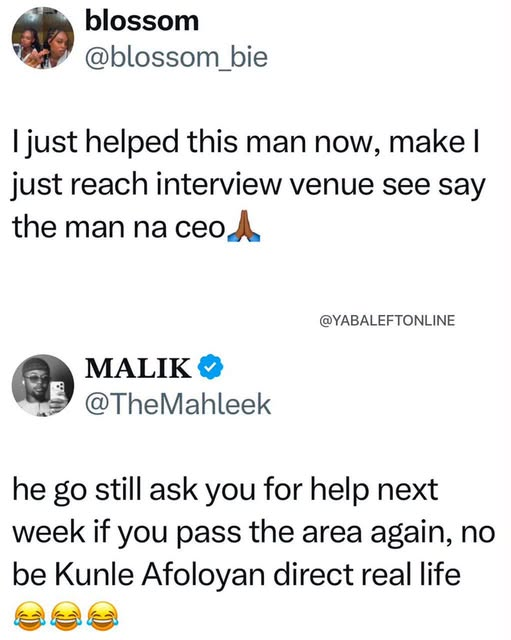yabaleftonline's tweet photo. Real😂😂 https://t.co/xxcsyM9w71