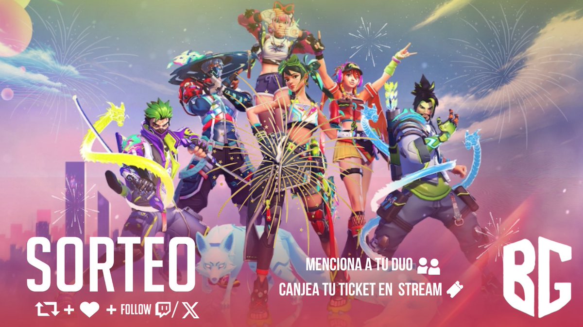 BunkerGamerMX's tweet photo. 🔥GIVEAWAY 🎁 SORTEO🔥

🎁 1x Overwatch x YOASOBI Megabundle

Gracias  @OverwatchLATAM por el código 

Requisitos: 
✅Seguirme en X y twitch
✅RT y Like 
✅Menciona a tu dúo
✅Canjea tu ticket en stream

🗓️Ganador el VIERNES 31 DE JULIO DE 2026 en vivo x Twitch

#OWLATAMxYOASOBI https://t.co/vVHGgCjLN6