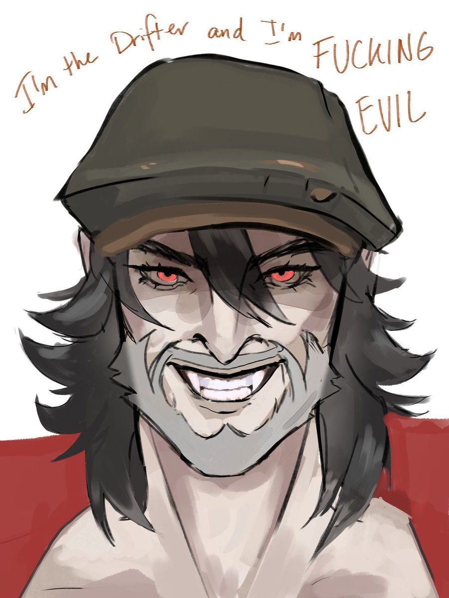 hydraelyn's tweet photo. POV: he's the drifter and he's fucking evil #deadlock #deadlockfanart https://t.co/uM6wadY1pD