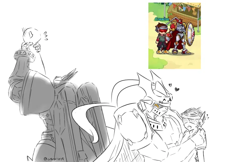 Crawise28's tweet photo. Another time where Alphamon jealous of Dukemon again

(PLIS MAKE DORUMON AS PARTNER) https://t.co/ZeTBUywFX3