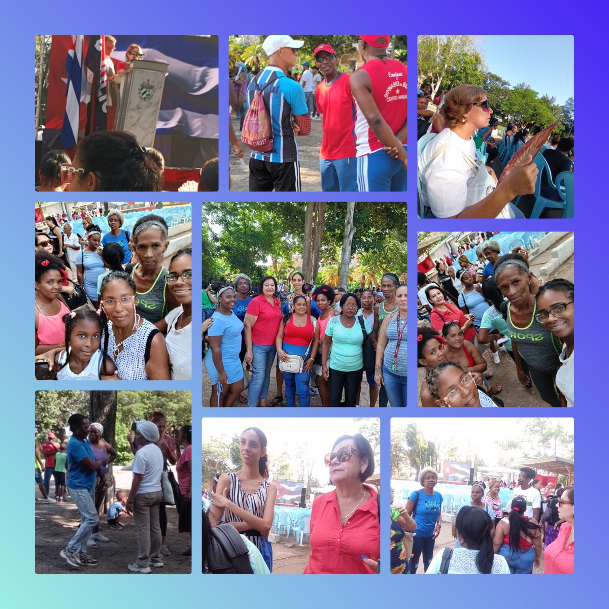HEdgeRamonLopez's tweet photo. Acto Municipal por el Aniversario de las acciones del 26 de julio en el Parque Hanoi
@BelkisR58132689 
@CubaMined
@IHernandez15695 
@JuanRoland44493 
@MarlenHern44691 https://t.co/b1SWL9yfKU