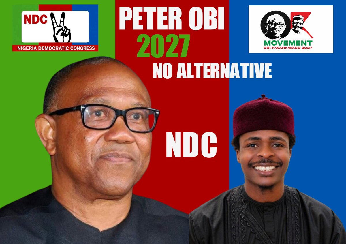 MukaffaSalisu's tweet photo. Anyone contesting against H.E. Mr. Peter Obi for the Nigerian Presidential in the North is simply wasting their time and energy.

Obi has already won the hearts of the people of Northn Nigeria. https://t.co/47aORFF9yr