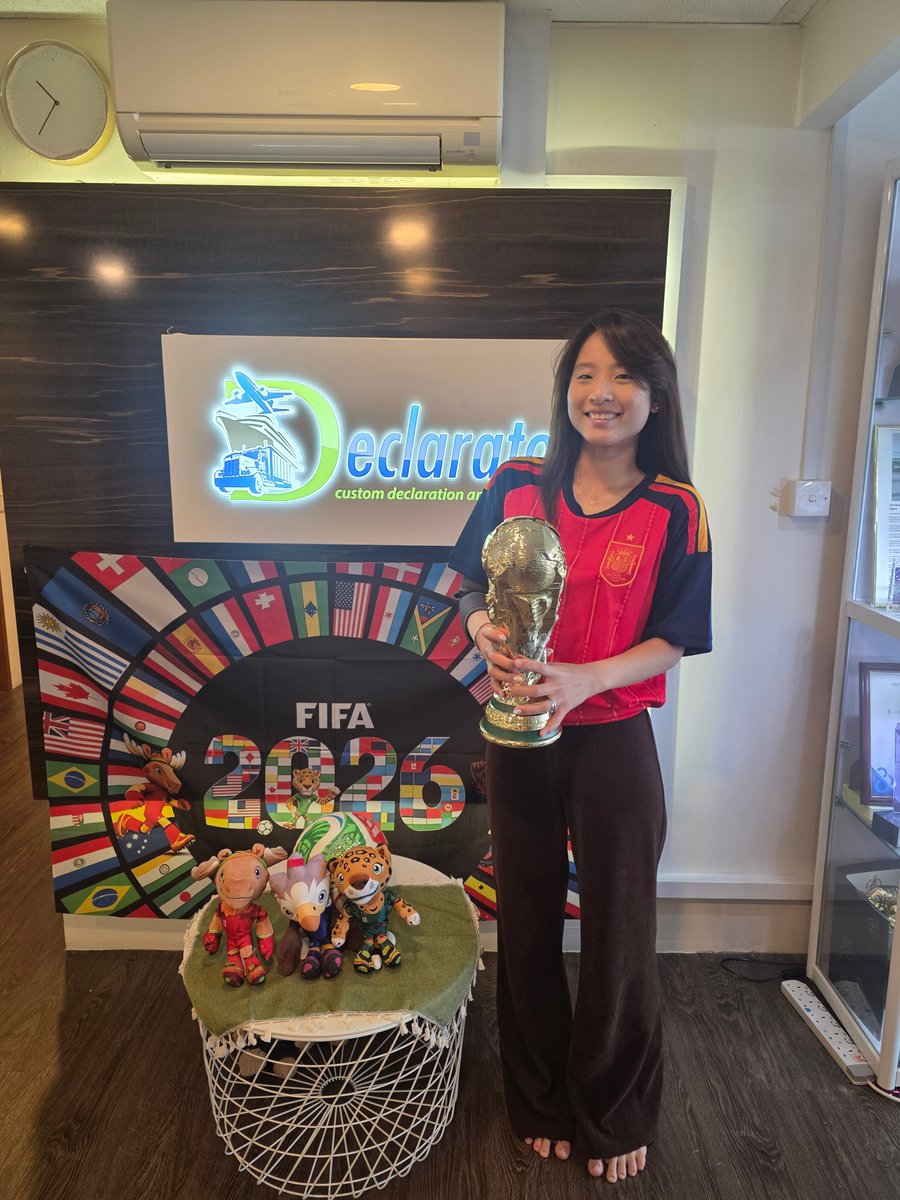 Declarators_'s tweet photo. 🏆🇪🇸 Congratulations to Spain on being crowned the FIFA World Cup 2026 Champions! 🎉⚽

Congratulations once again to all our lucky winners, and thank you for being part of this amazing journey.

We'll be back with more excitement and lucky draw prizes during UEFA Euro 2028. https://t.co/Rbu40PINH9