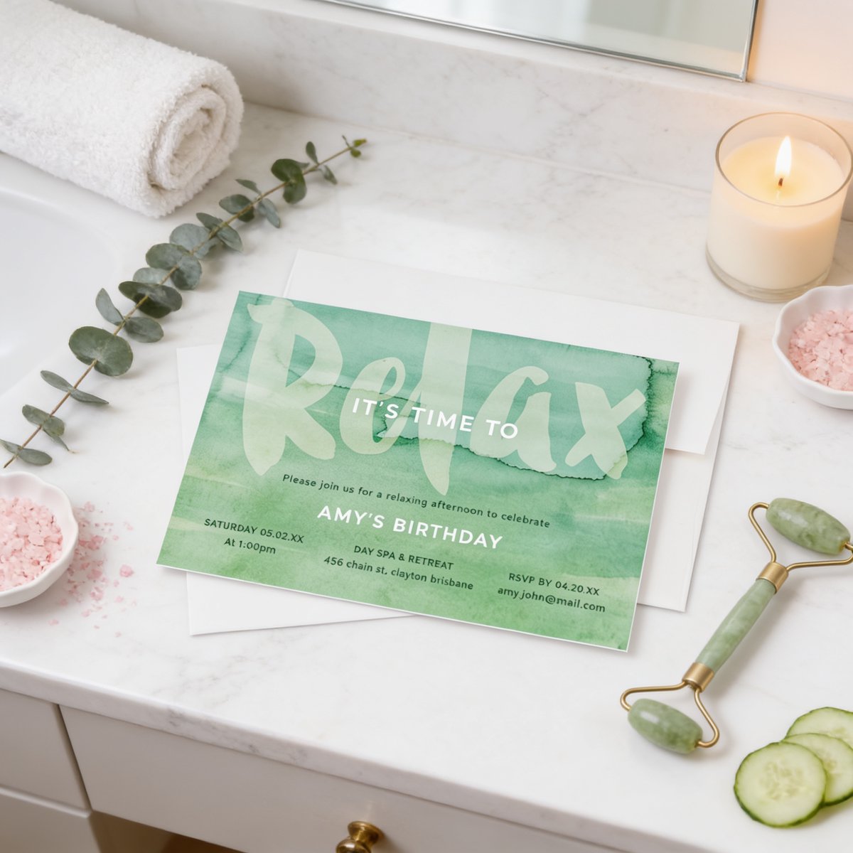 ClaudiaOwenBlog's tweet photo. 🧖♀️💚 It's time to relax! Perfect for wellness celebrations, girls' spa days, and self-care events.
Explore this design & more at https://t.co/6Rtuur0hYi
#spaparty #spabirthday #pamperparty #selfcareparty #girlsday #wellnessparty #digitalinvitation #editableinvitation https://t.co/O8tE61Q5AN