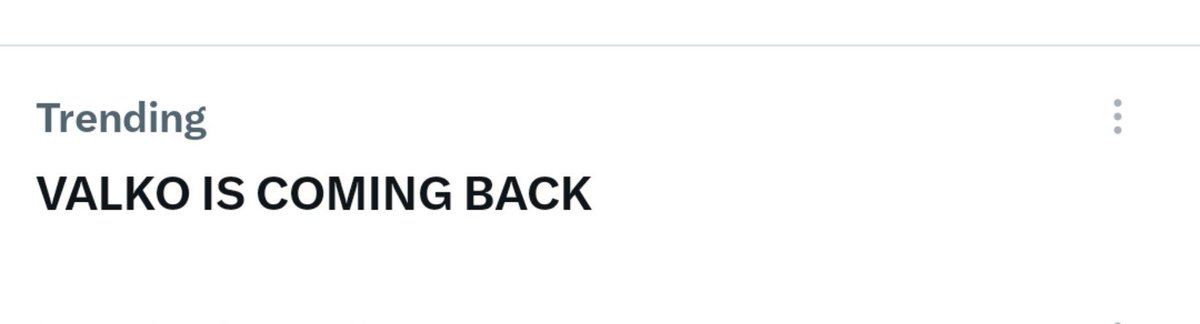 Anna1553528's tweet photo. Yep, trending AGAIN!!!

He's coming 👀 Y'all better be ready 👀

#ValkoIsValuable #ValkoIsLoved #BringValkoBack #Valko https://t.co/eiwTlGNszO