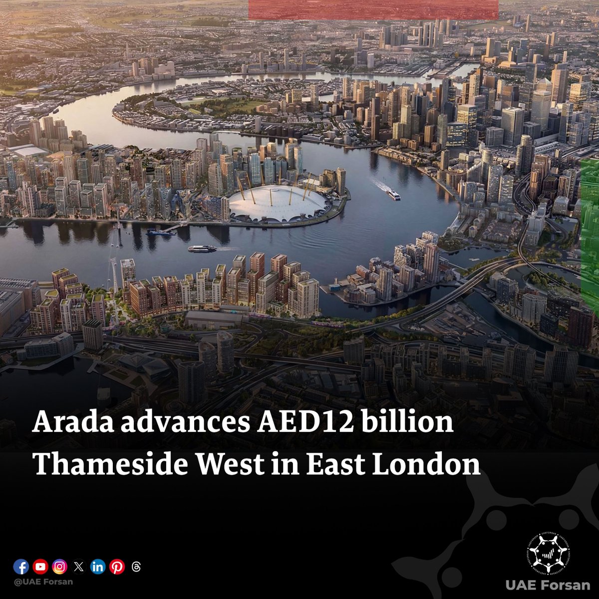 UAE_Forsan's tweet photo. Arada advances AED12 billion Thameside West in East London

#UAE #Arada #London #RealEstate #ThamesideWest #UK
@AradaLiving https://t.co/MiFDX1vwVQ