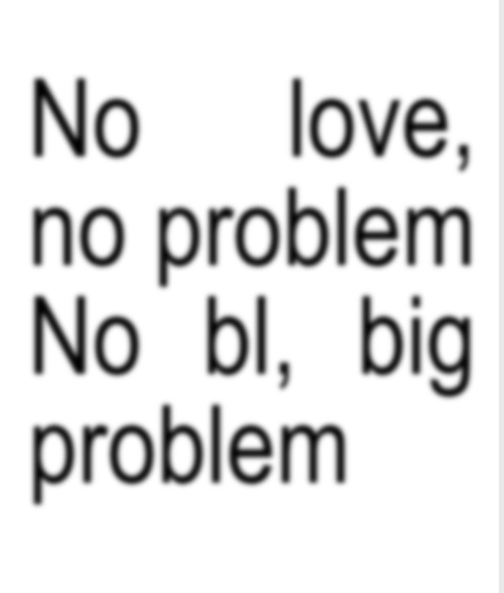blaholicc's tweet photo. No bl, big problem https://t.co/CwCV0pAK2v