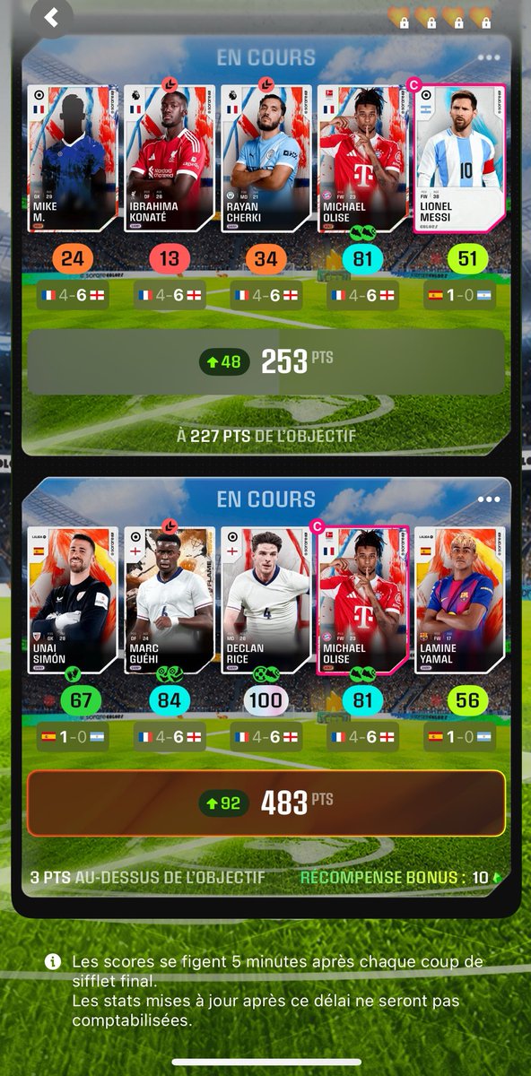 Shagonny_TFC's tweet photo. 🏆 Et de 2 !
Deuxième victoire sur le dernier Set Colors 🎨⚽
Un début d’aventure parfait sur @Sorare, avant de passer aux prochains objectifs 🚀

#Sorare https://t.co/VxJ8XAkFyk