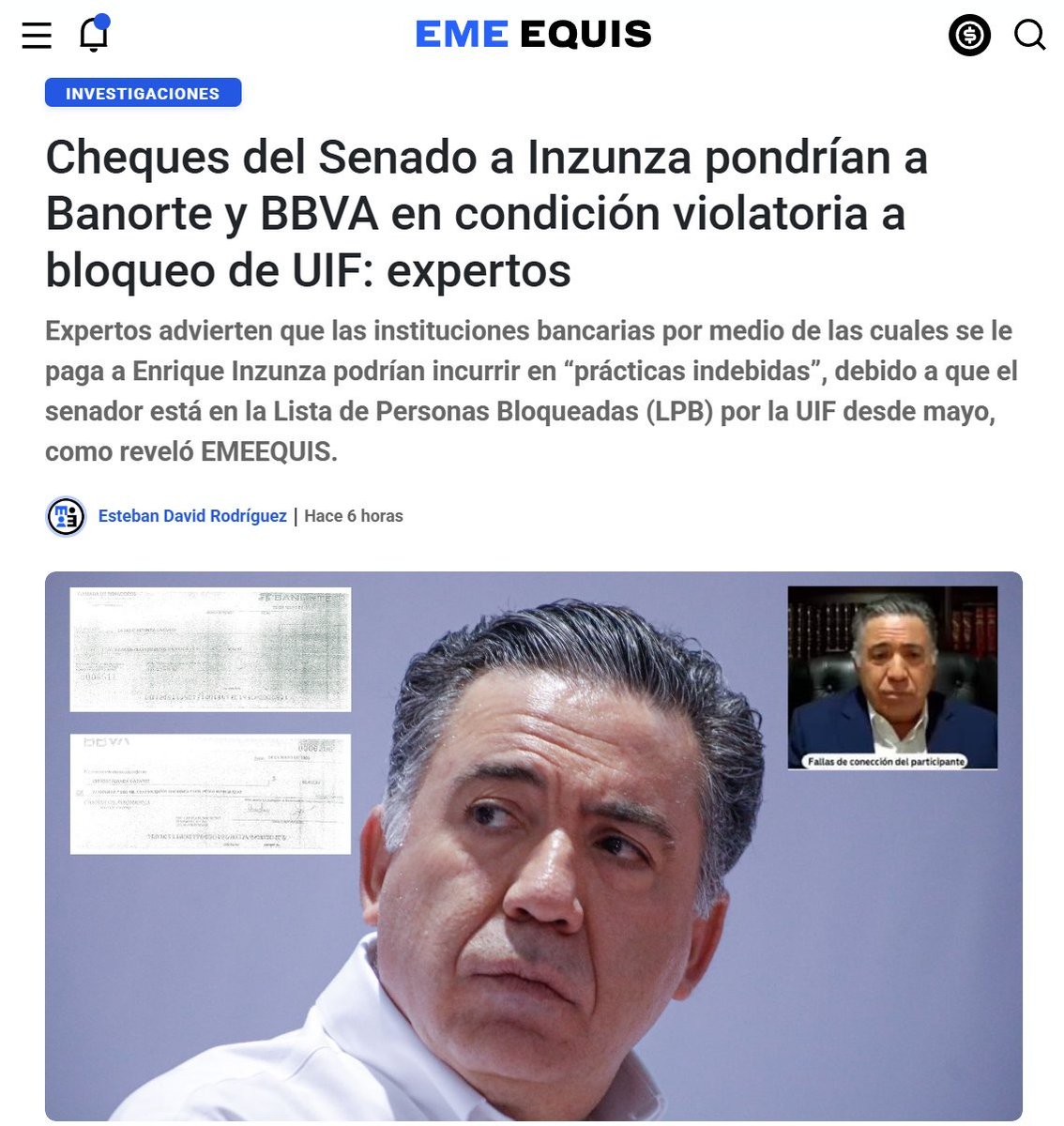 AdrianaDavilaF's tweet photo. En la 4T, hasta pagarle a un bloqueado por la UIF parece ser legal…

Para los morenistas como @InzunzaCazarez hay una justicia y para el resto de los mexicanos, otra.

@emeequis https://t.co/1pD5AOctLR