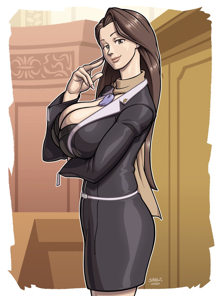 simgart's tweet photo. Mia Fey
#aceattorney #fanart https://t.co/7sxOr4Swfz
