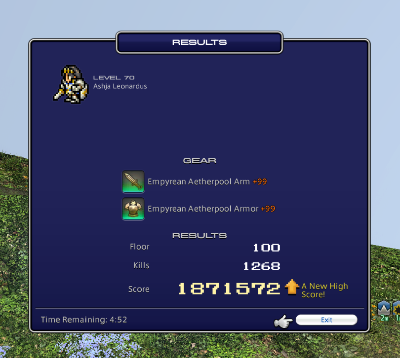 AshjaLeonardus's tweet photo. I missed running Heaven-on-High so random PLD Score Run, pretty nice PB I'm happy with https://t.co/Pr2ORE1wML
