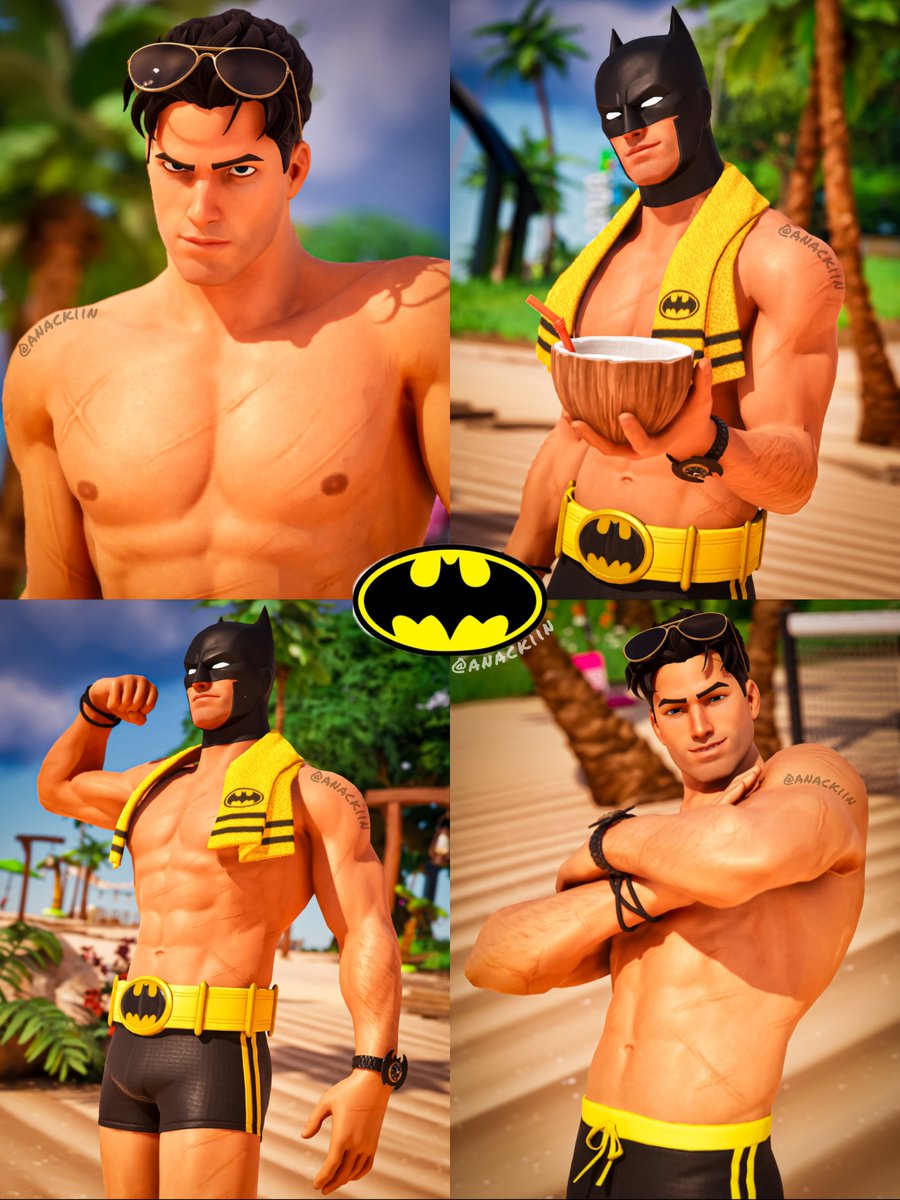 anackiin's tweet photo. BEACH BOD BATMAN 🦇 

#Batman #Fortnite #Fortography #ad #DC https://t.co/hutYNtDtdT