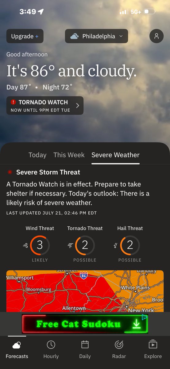 LamarBo32's tweet photo. @KevinRothWx Nice of the @Phillies “drive down in the tornado watch until 9pm and all the power outages in the area for us” https://t.co/IuUsj8ayvC