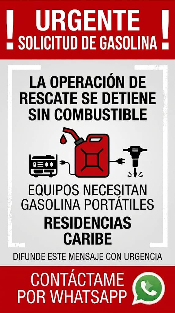 malejandragl767's tweet photo. @LucyPN Por favor ...para RESIDENCIAS CARIBE. Para sacar los cuerpos de nuestros familiares... Dios les pague al que pueda ayudar https://t.co/0qdtbe8zLg